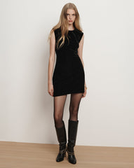 Svetlana Velvet Mini Dress