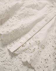 Aderes Eyelet Button-Down Shirt