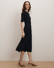 Elthea Belted Midi Dress
