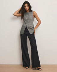 Lois Plaid Vest