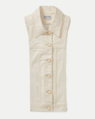 Slate Cotton Twill Dickey