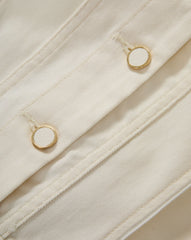 Slate Cotton Twill Dickey