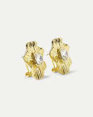 Gold Floral Earring