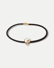 Pearl Pendant Cord Necklace
