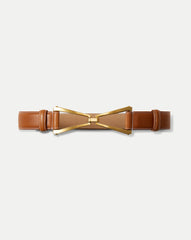 V Leather Belt