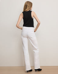 Hoorne Button-Down Tank Top