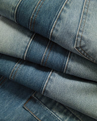 Taylor Color-Block Wide-Leg Jean
