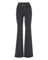 Crosbie Rhinestone Slim Wide-Leg Jean