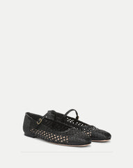Ellie Raffia Flat