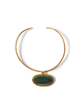 Dakota Green Agate Necklace