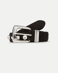 Arch Suede Embellished Belt
