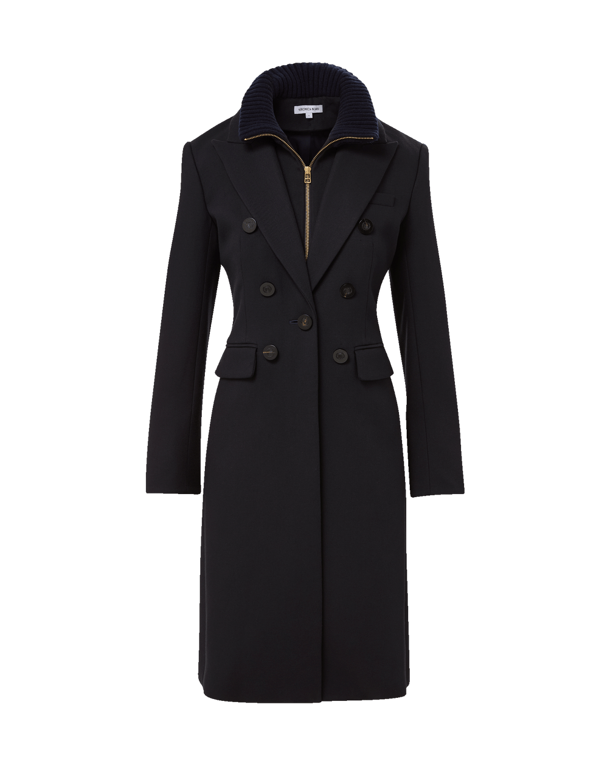 Stryder Double-Breasted Dickey Coat