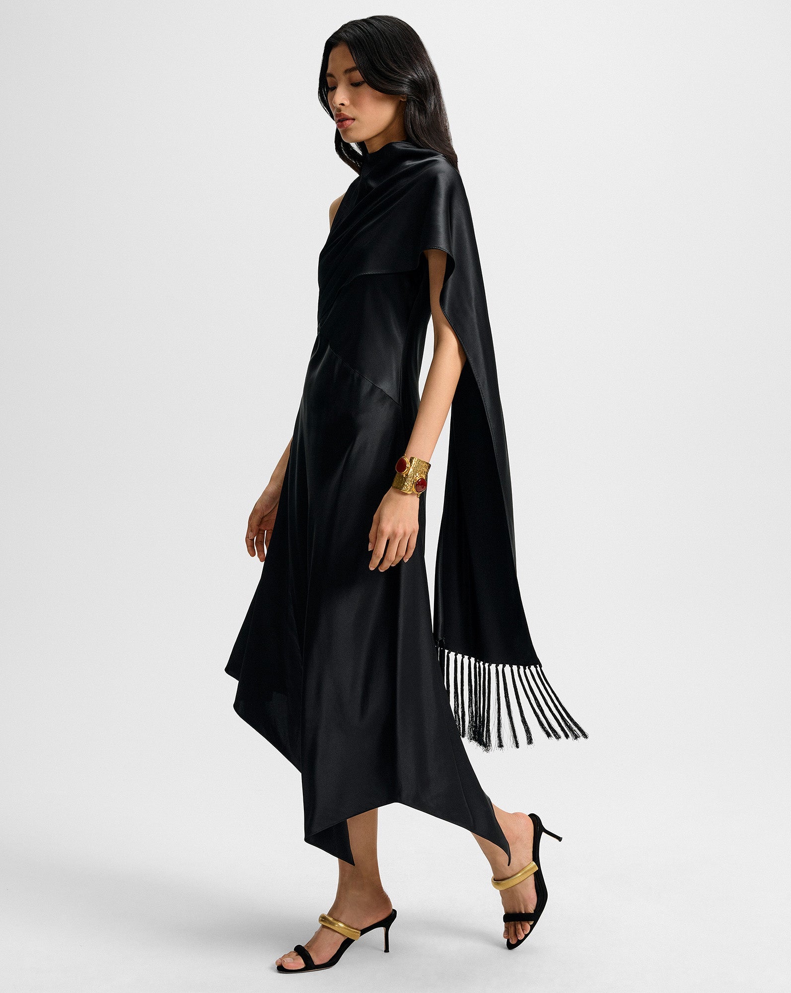 Wyndham Silk Midi Dress