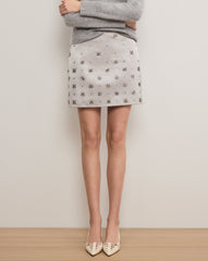 Olenna Embellished Mini Skirt