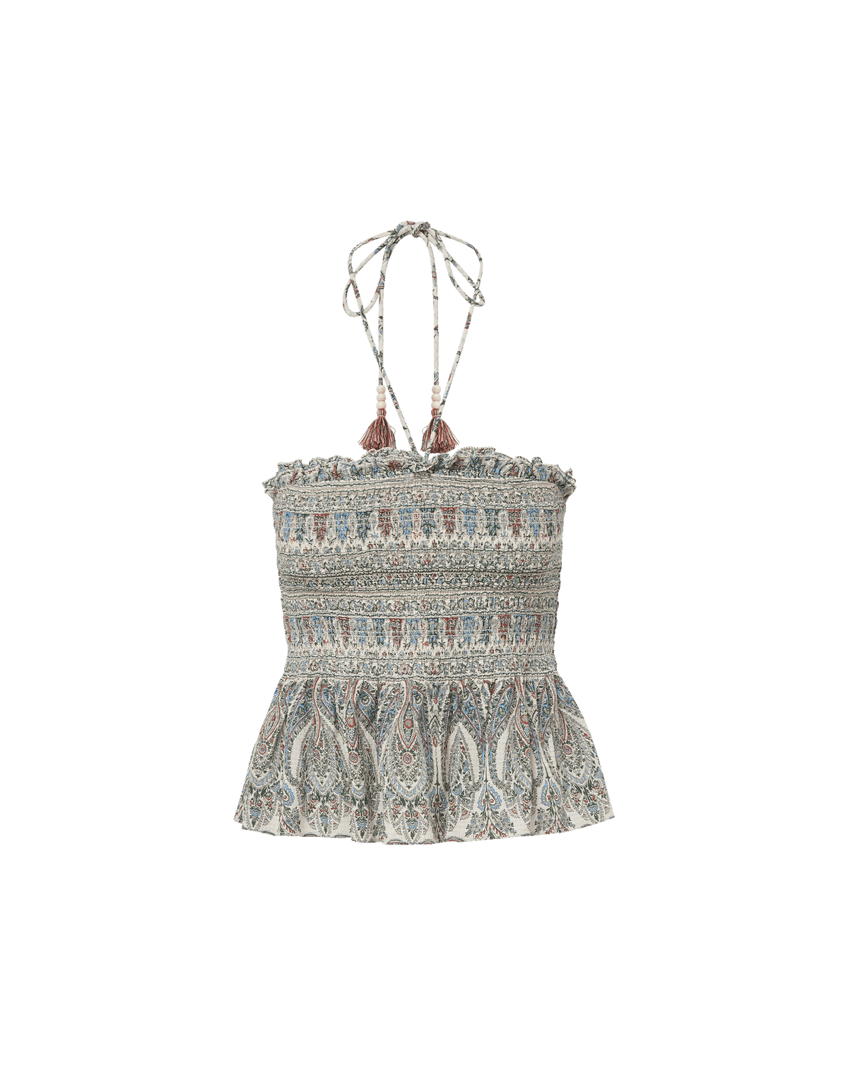 Damsey Smocked Halter Top