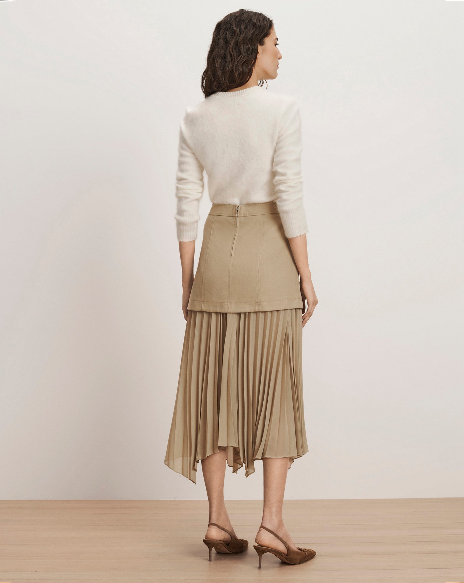 Patricka Layered Midi Skirt