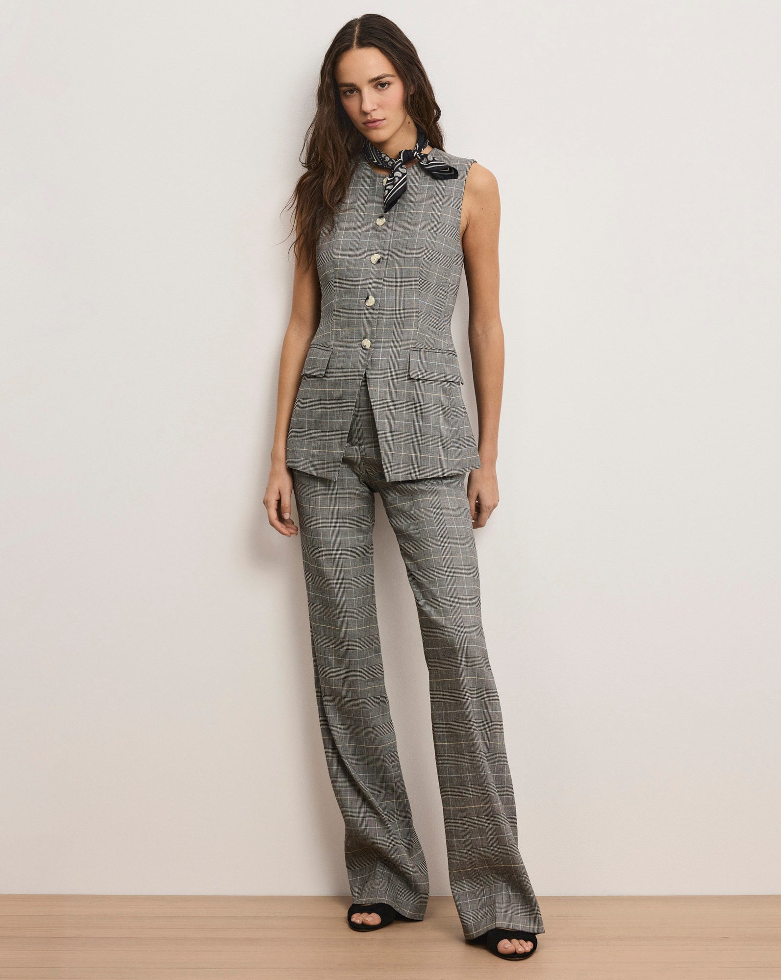 Lois Plaid Vest