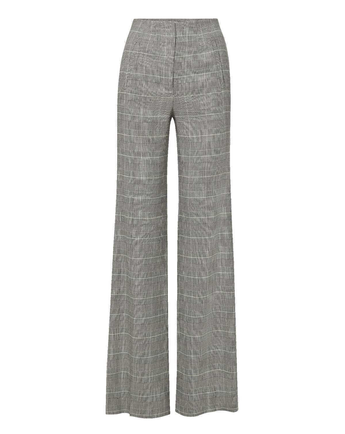Jude Plaid Wide-Leg Pant