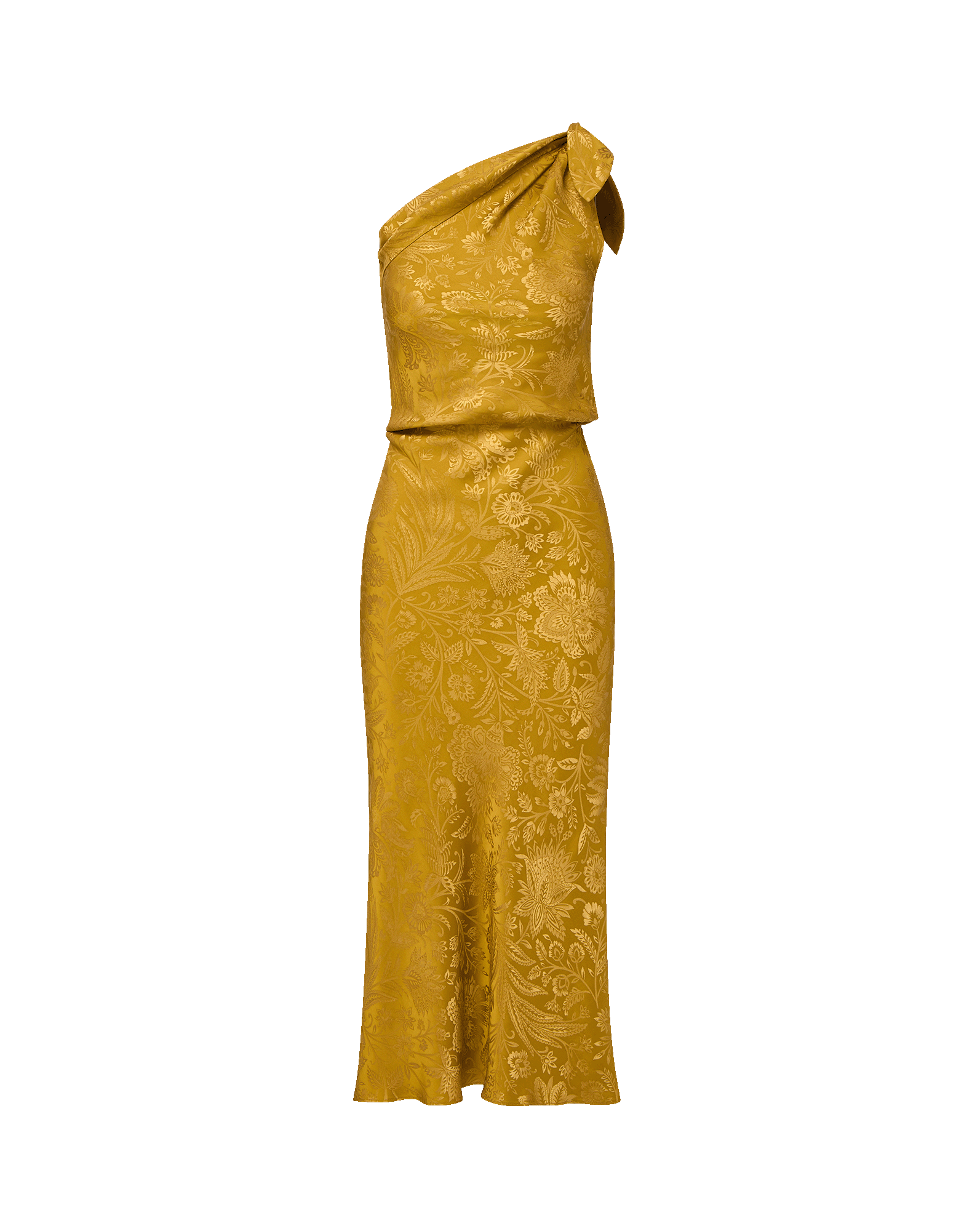 Grycen One-Shoulder Midi Dress