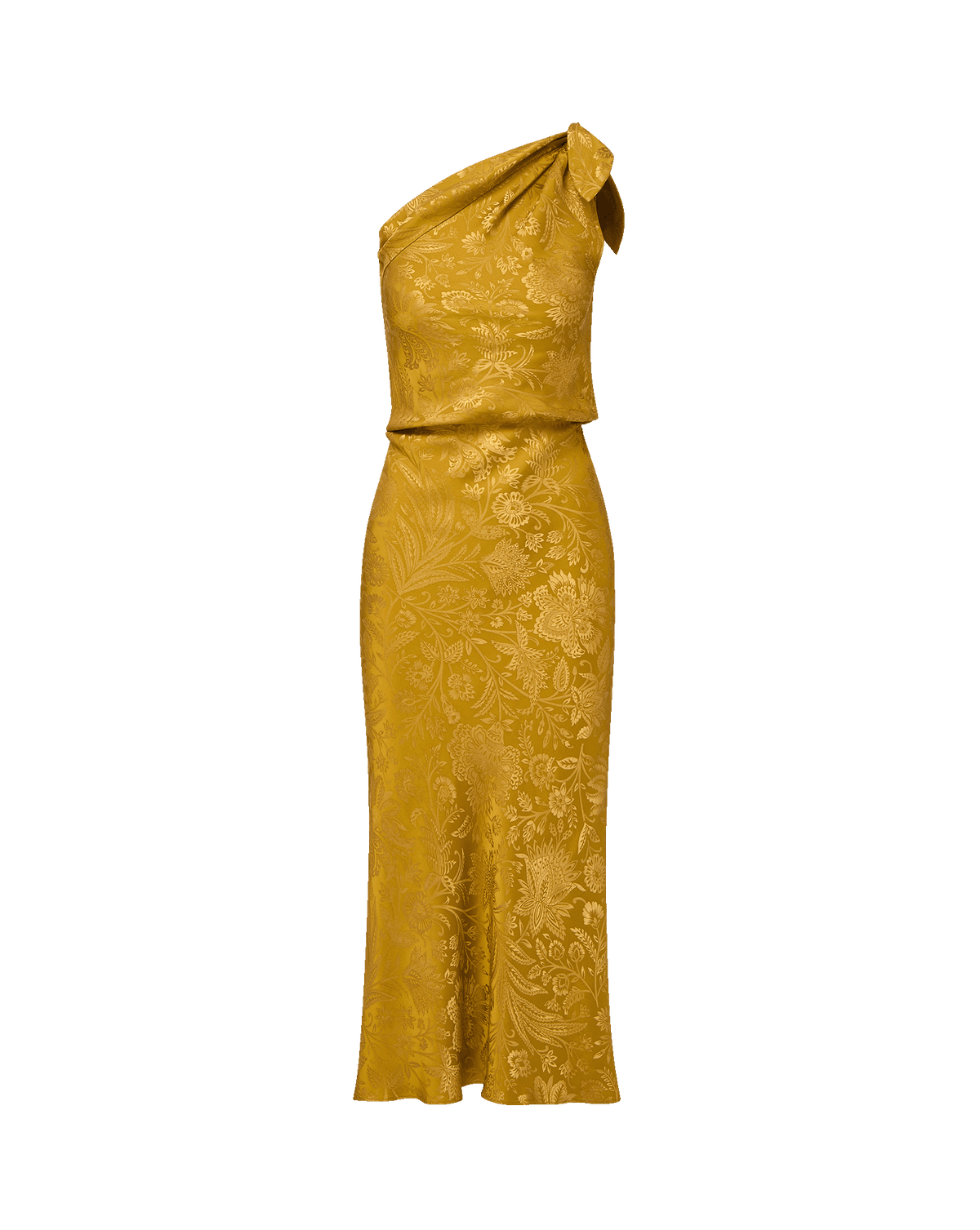 Grycen One-Shoulder Midi Dress