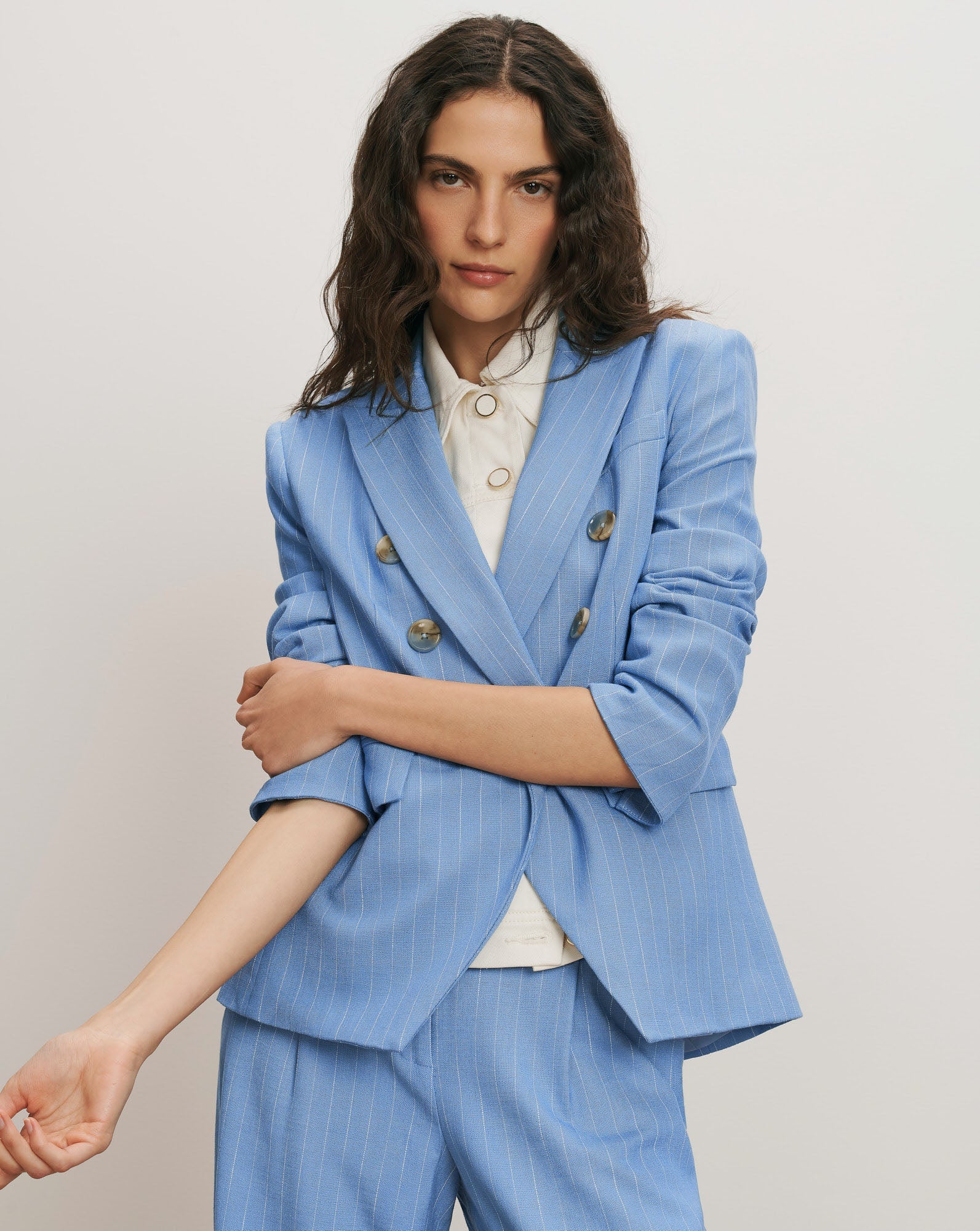 Miller Pinstripe Dickey Jacket
