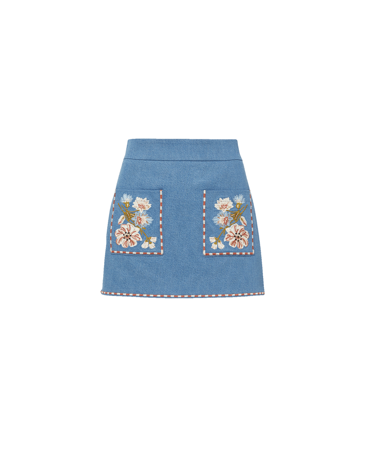 Pallas Embroidered Mini Skirt