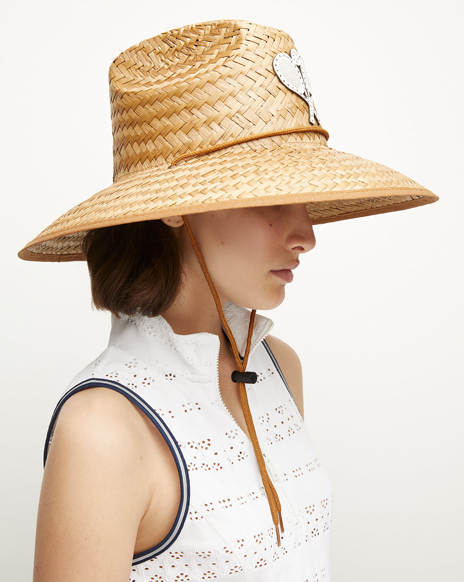 Racquet Straw Hat