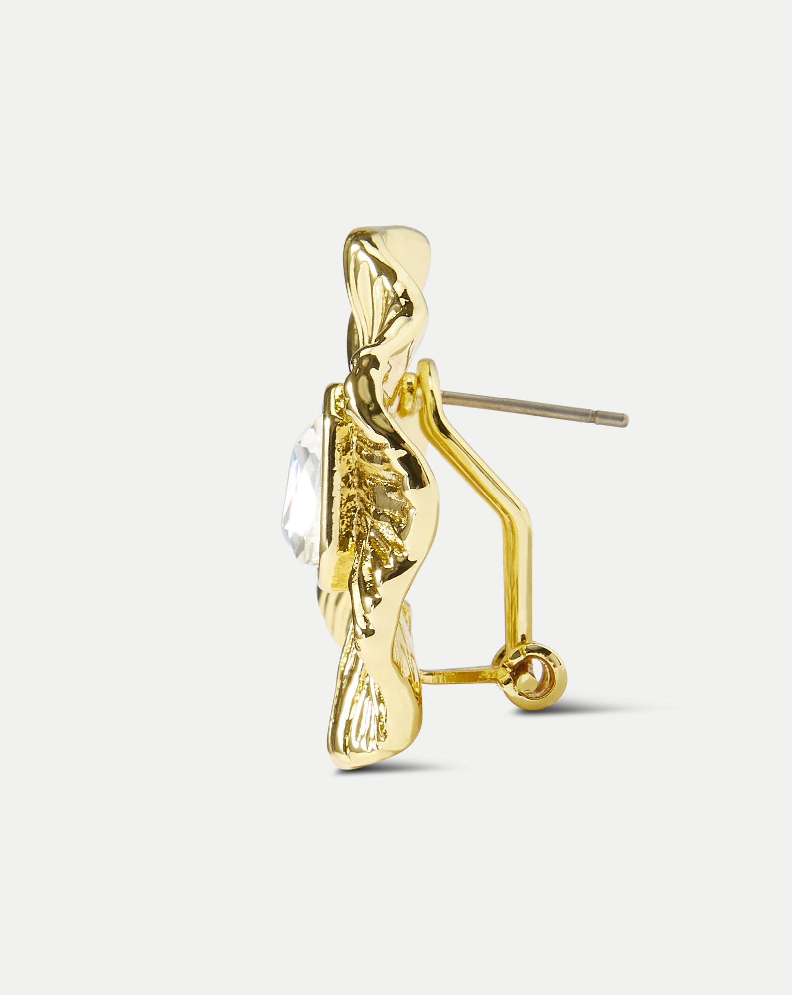 Gold Floral Earring