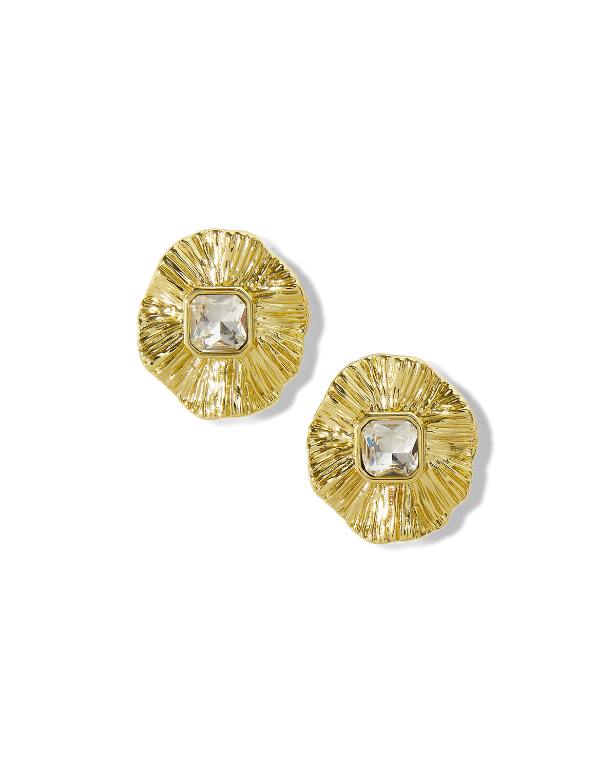 Gold Floral Earring
