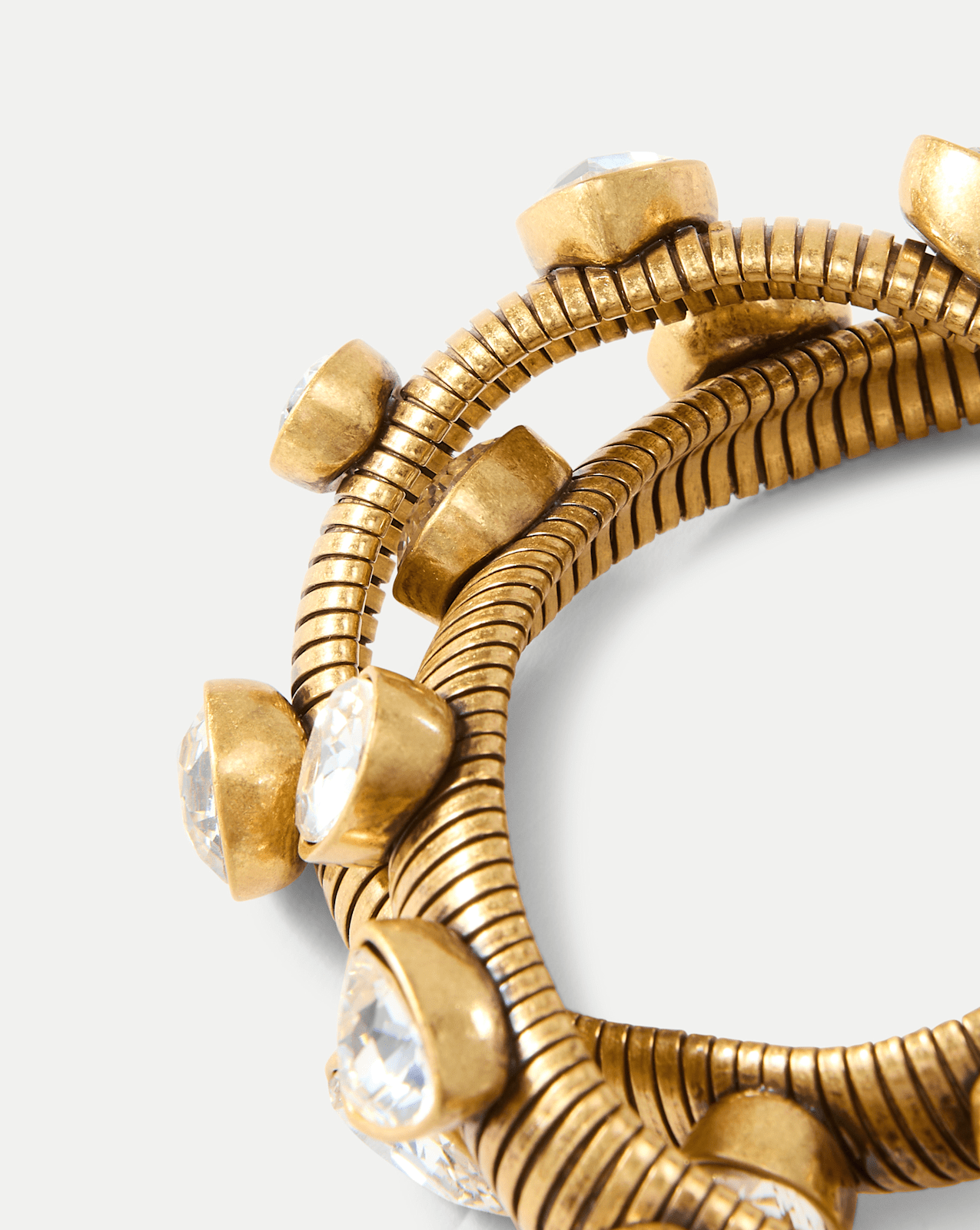 Crystal Tubogas Collar Necklace