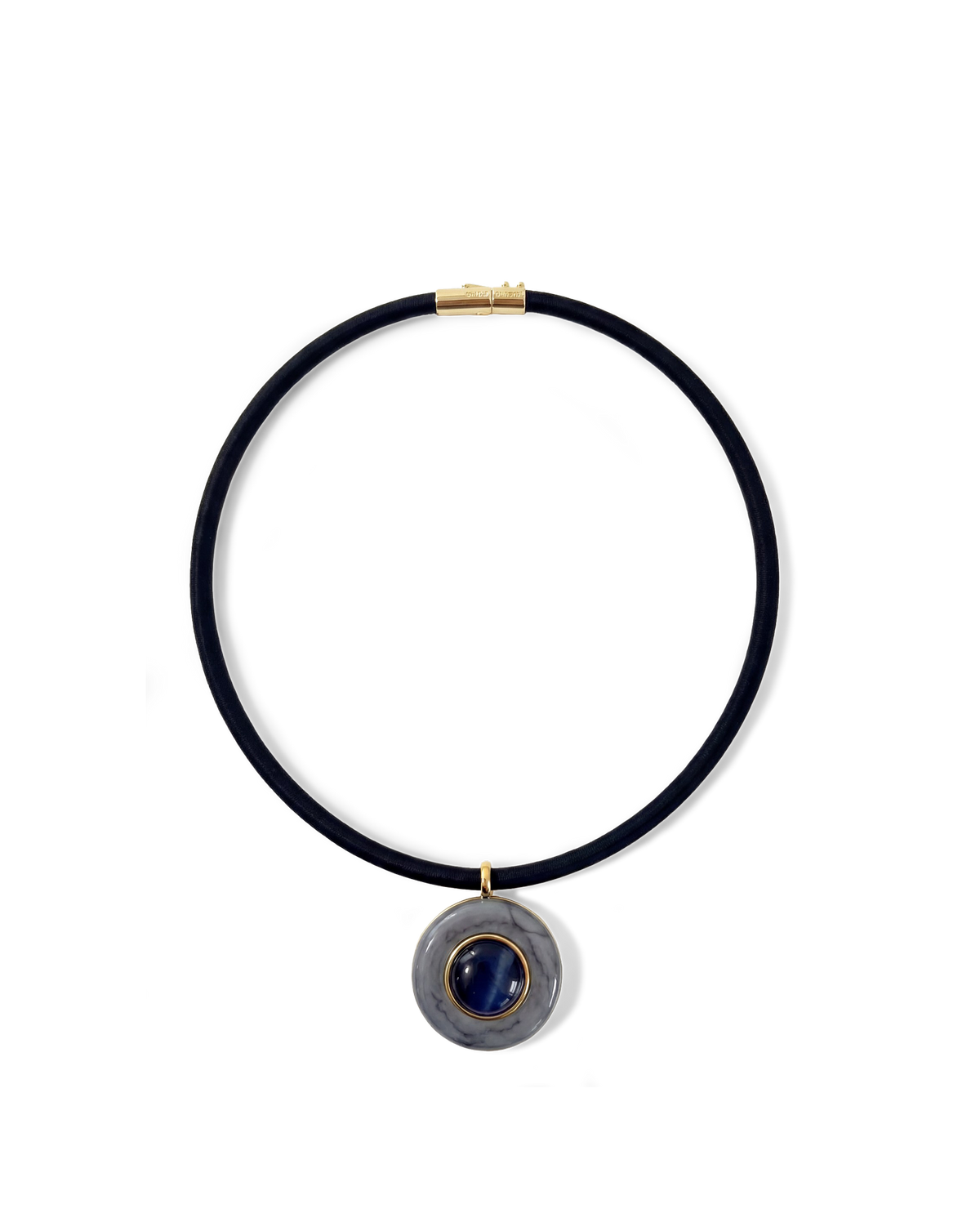 Round Doublet Pendant Necklace