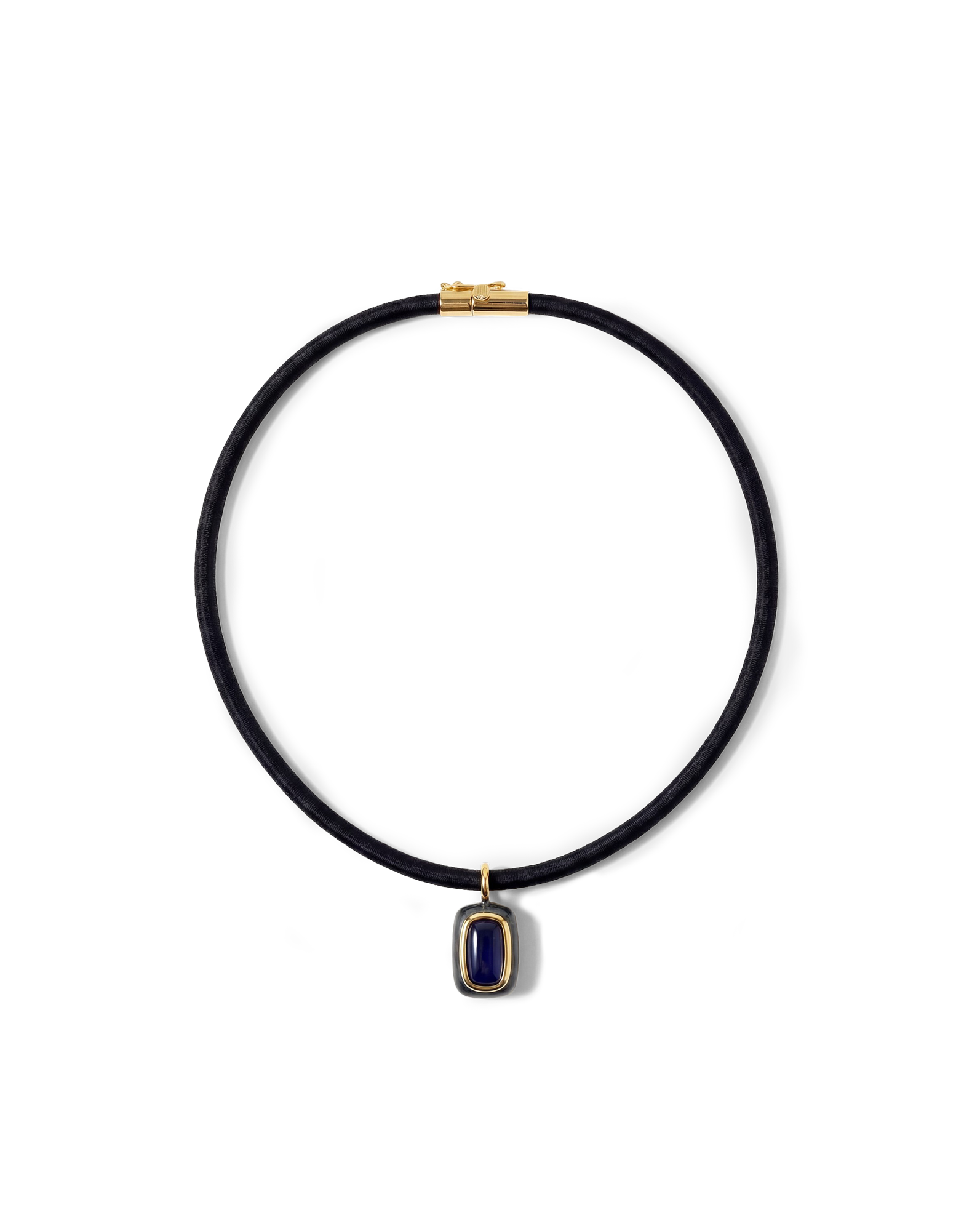 Rectangle Doublet Pendant Necklace