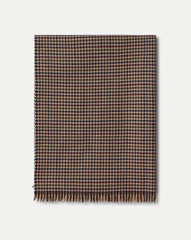 Houndstooth Wool Scarf