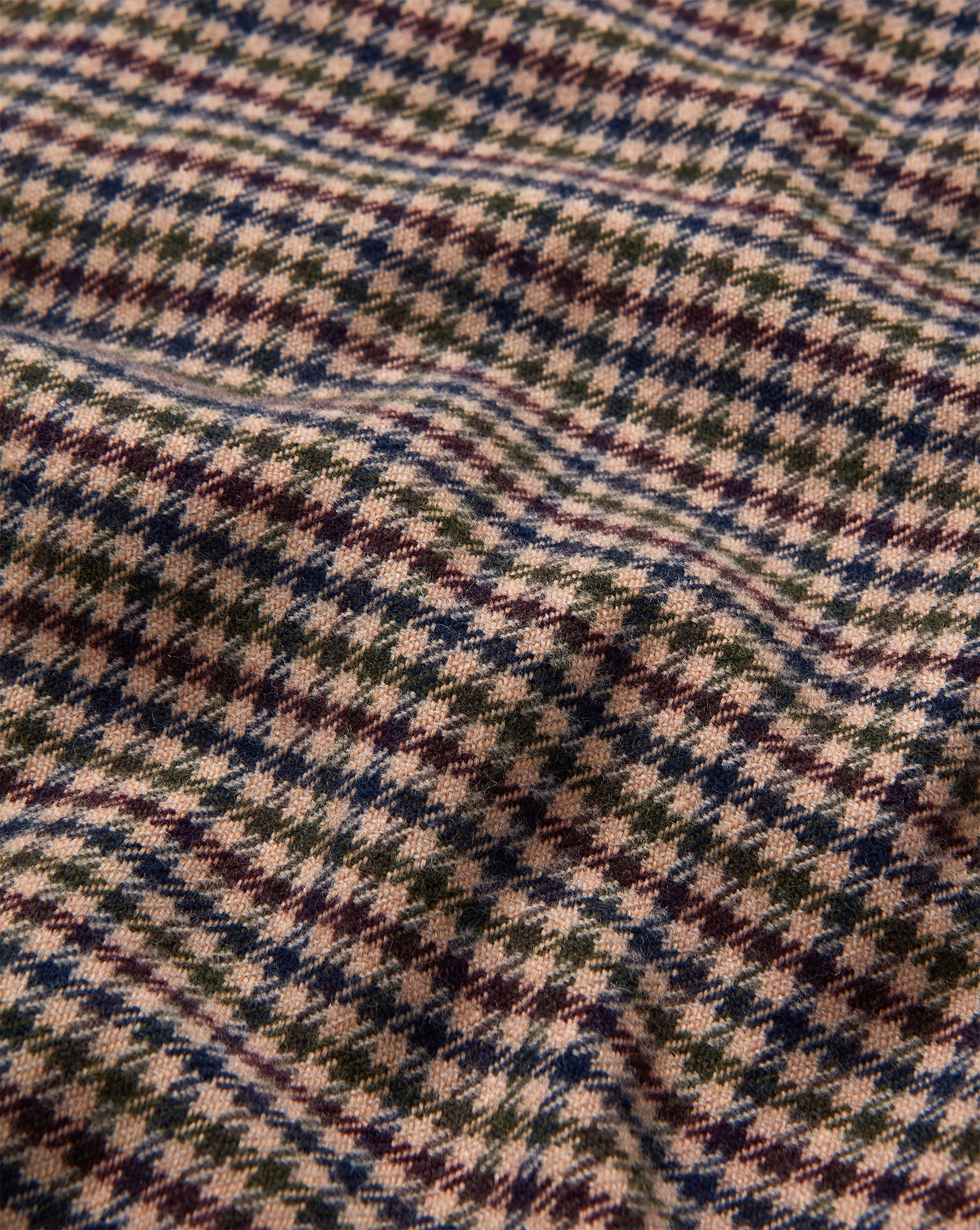 Houndstooth Wool Scarf
