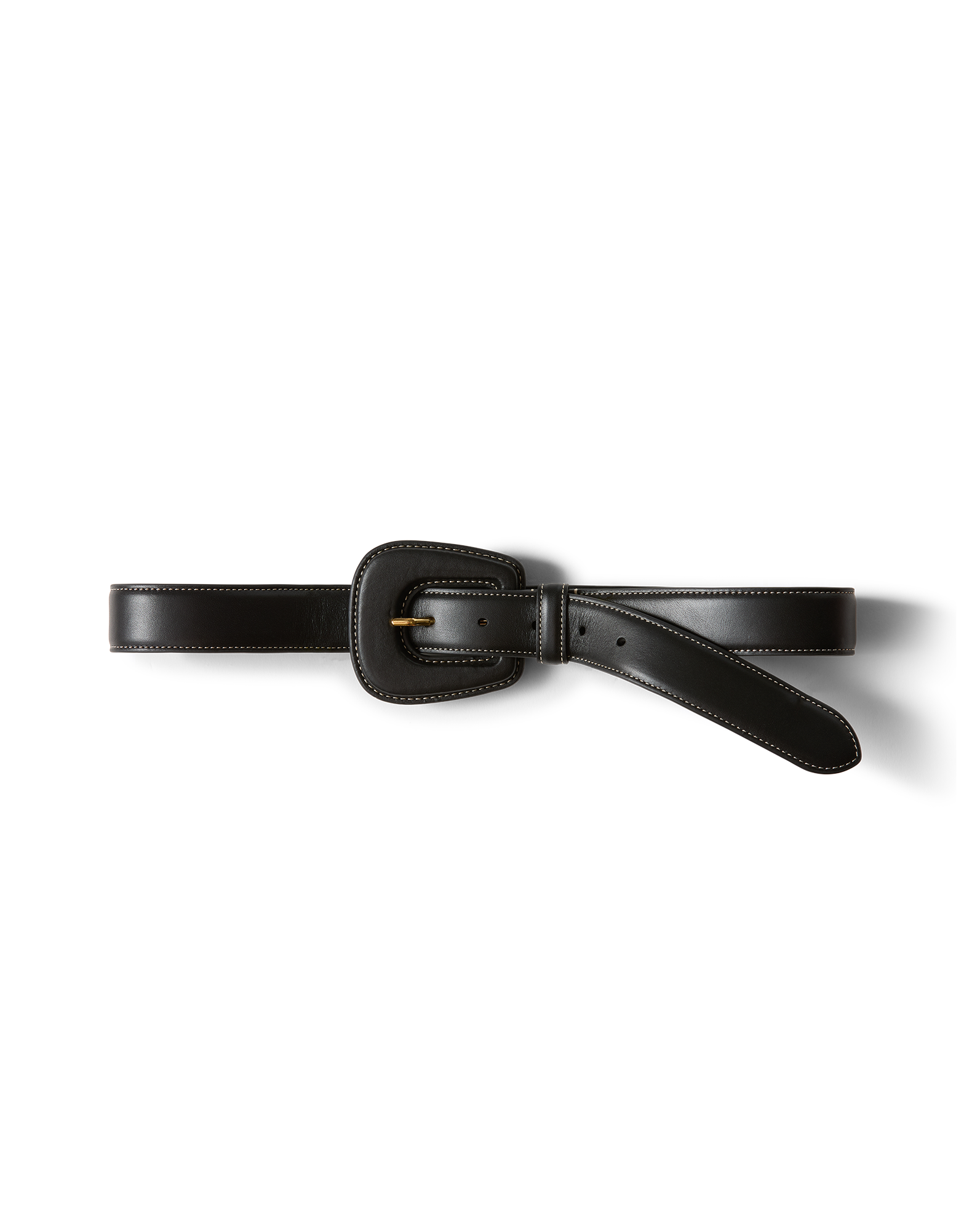 Elsy Leather-Buckle Belt