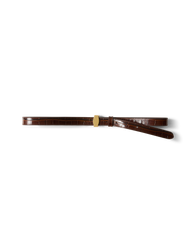 Dash Croc-Embossed Belt