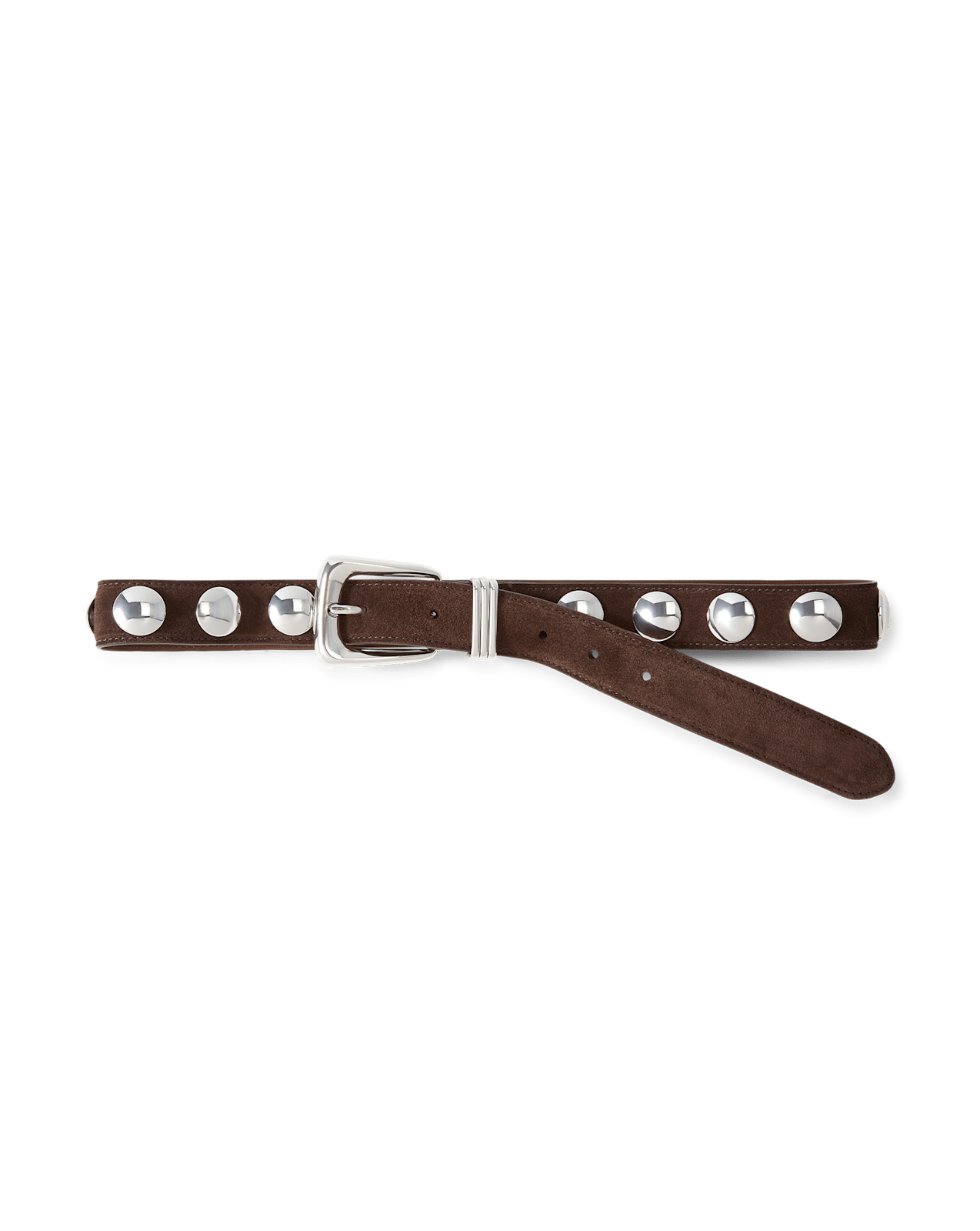 Arch Suede Studded Belt