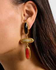 Grace Semi-Precious Stone Drop Earring