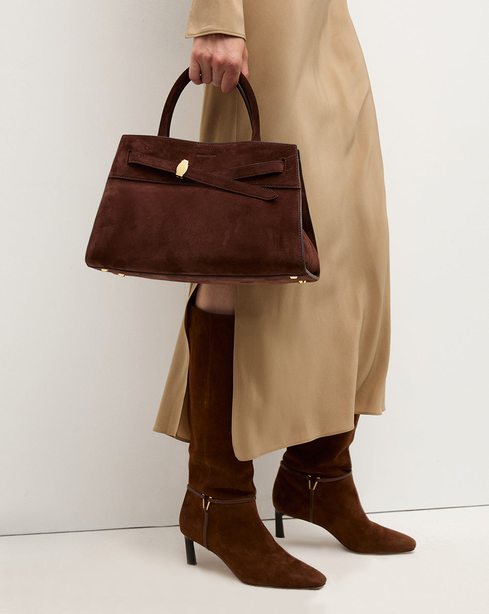 Veronica Beard Suede Dash Bag