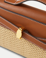Veronica Beard Raffia Dash Clutch