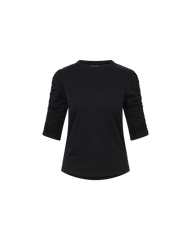 Waldorf Ruched-Sleeve T-Shirt