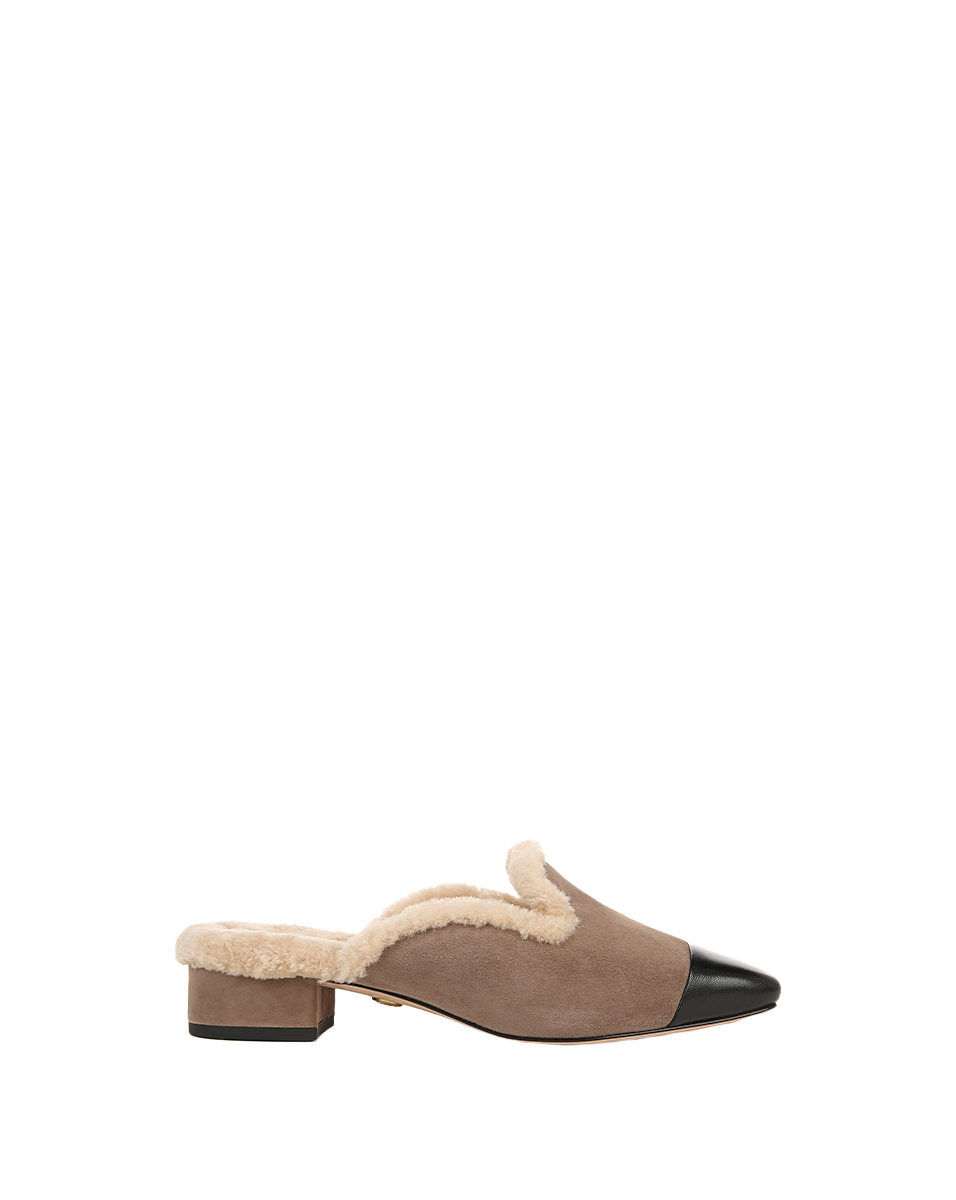 Cecile Shearling Mule