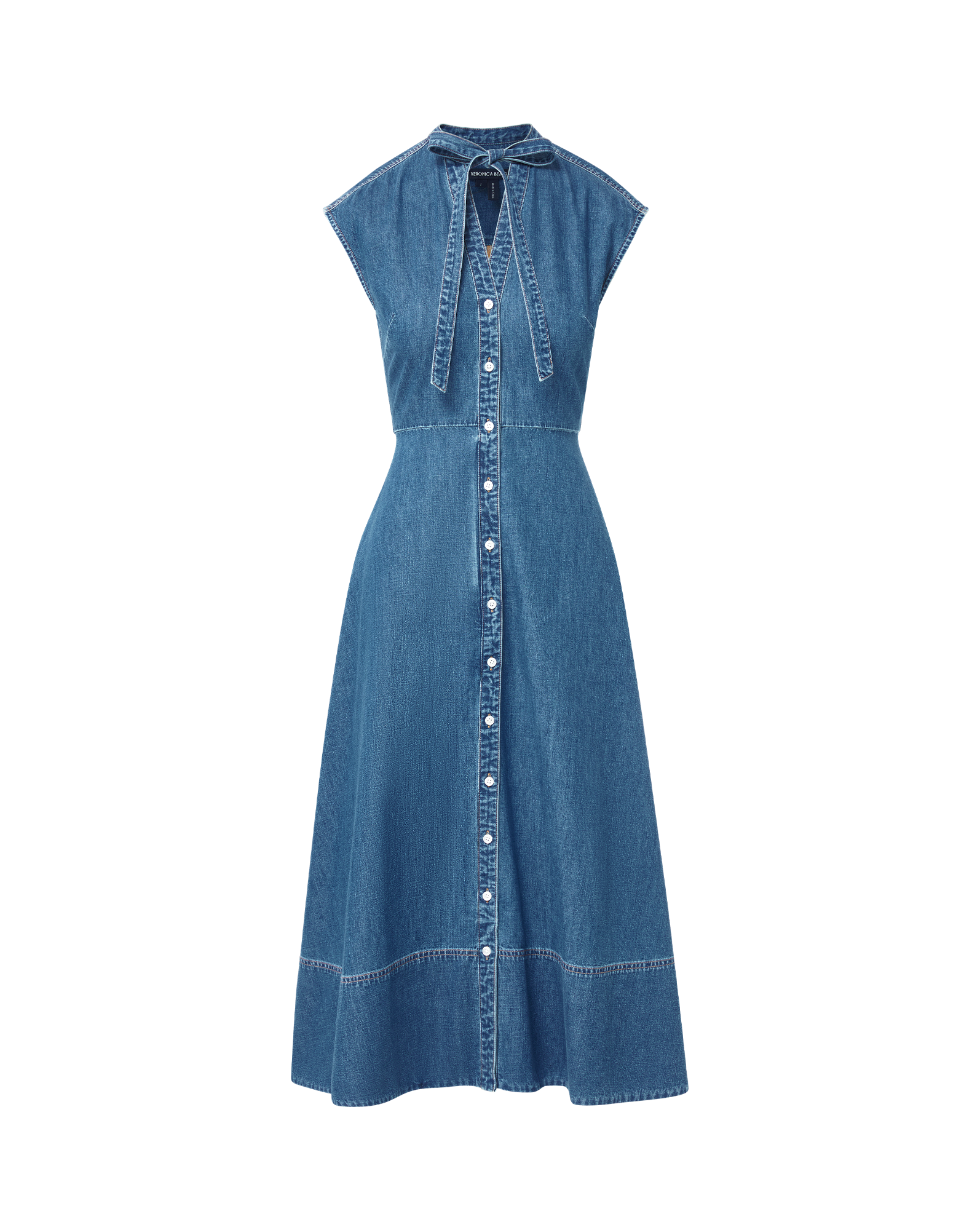 Honora Denim Midi Shirtdress