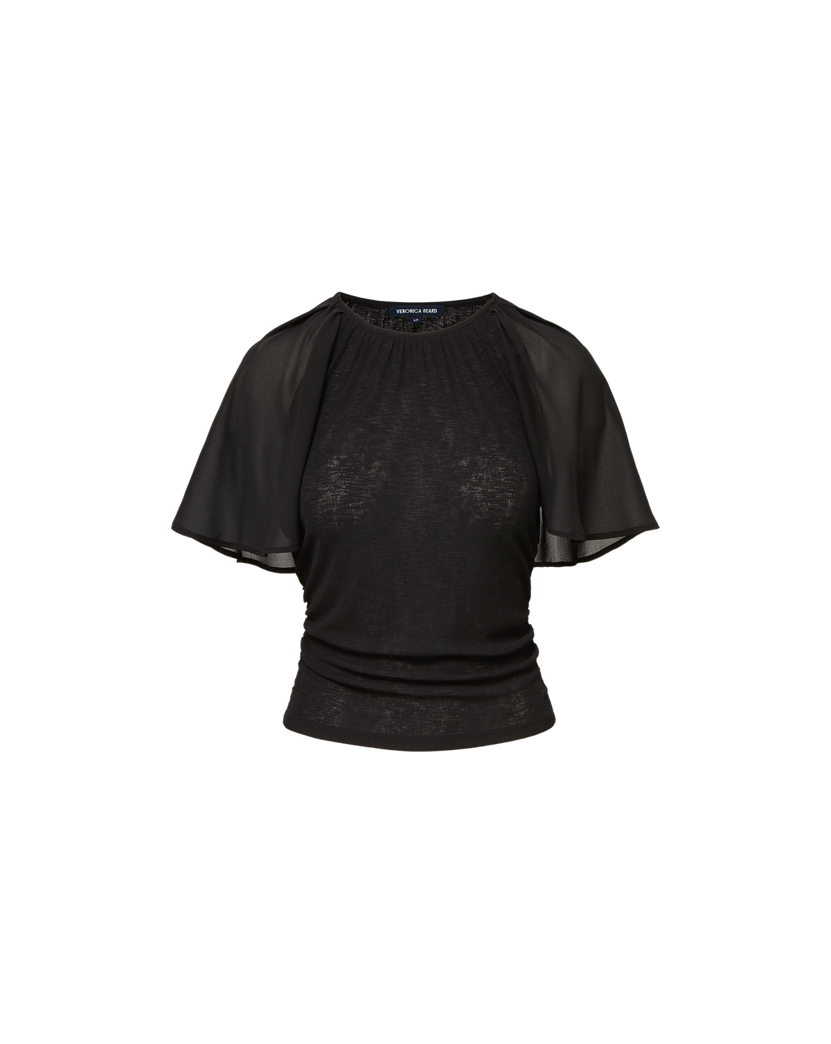 Arisa Chiffon-Sleeve T-Shirt