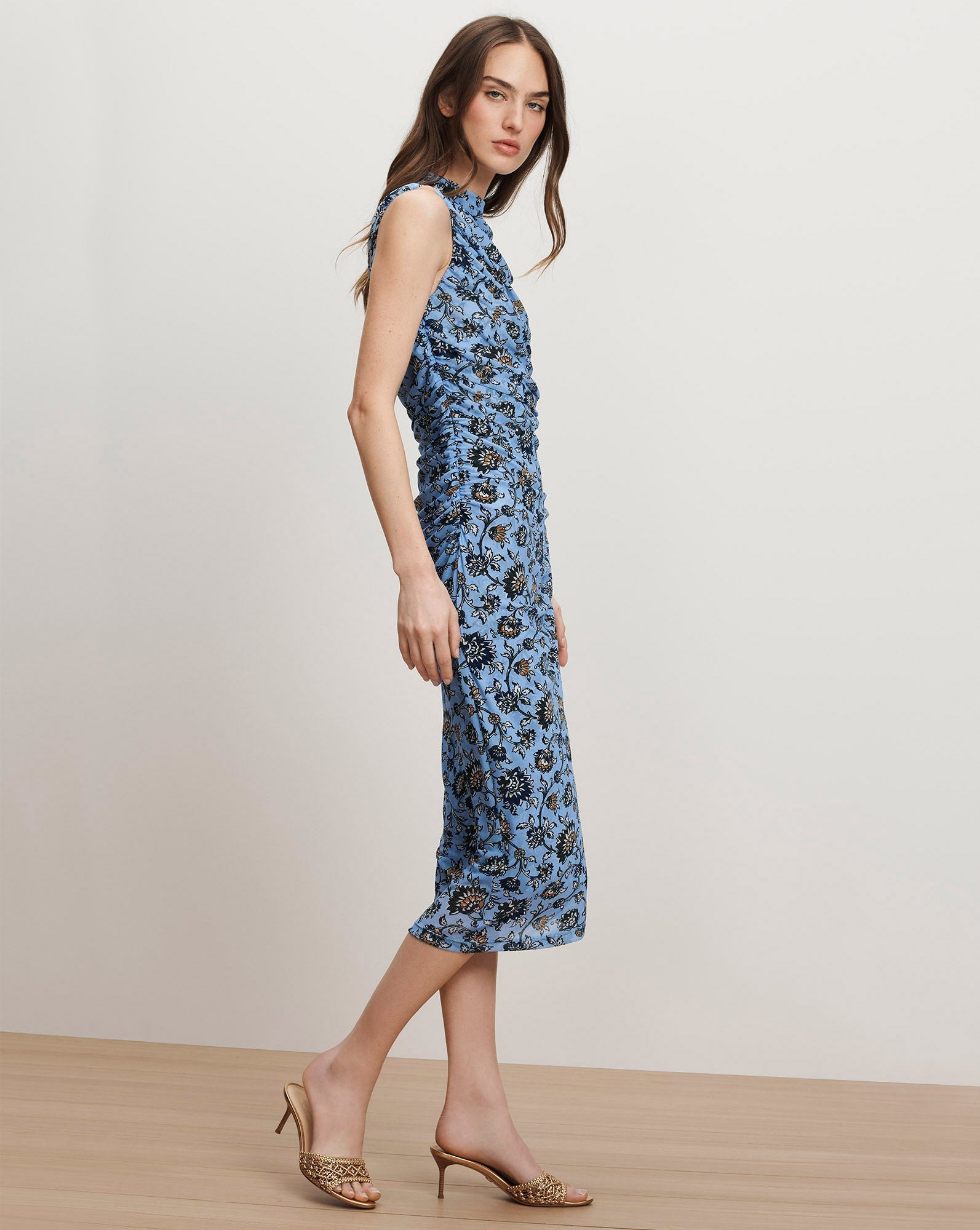 Sylviani Floral Midi Dress