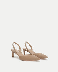 Caroline Suede Slingback Pump