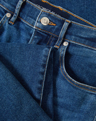 Crosbie Mid-Rise Slim Wide-Leg Jean