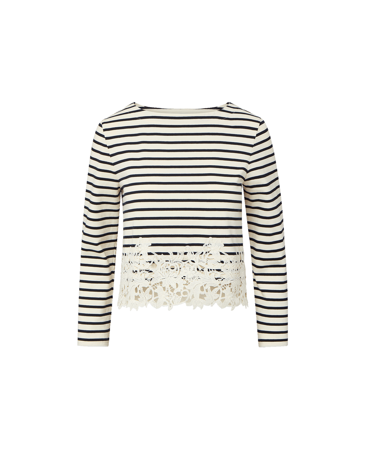 Hovey Striped Lace T-Shirt