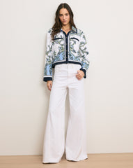 Novelle Terry Button-Down Shirt