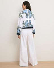 Novelle Terry Button-Down Shirt